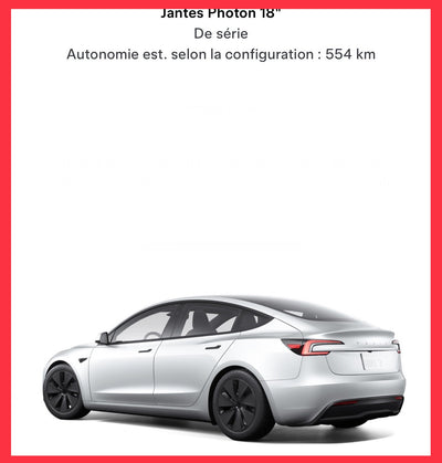 Tesla Model 3
HiGHLAND 60KWh SR+ PREMiUM "NEW MODELE" EN STOCK "