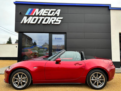 Mazda MX-5
1.5i 132CV "6ANS GARANTiE" BOSE NAVi CUiR CLiM CAMERA KEYLESS