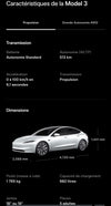 Tesla Model 3
HiGHLAND 60KWh SR+ PREMiUM "NEW MODELE" EN STOCK "